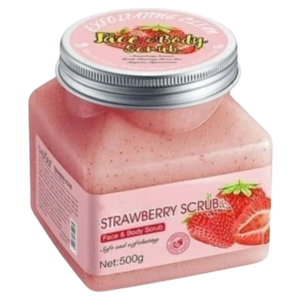 Mixia Strawberry Exfoliate Body and Face Scrub 500ml